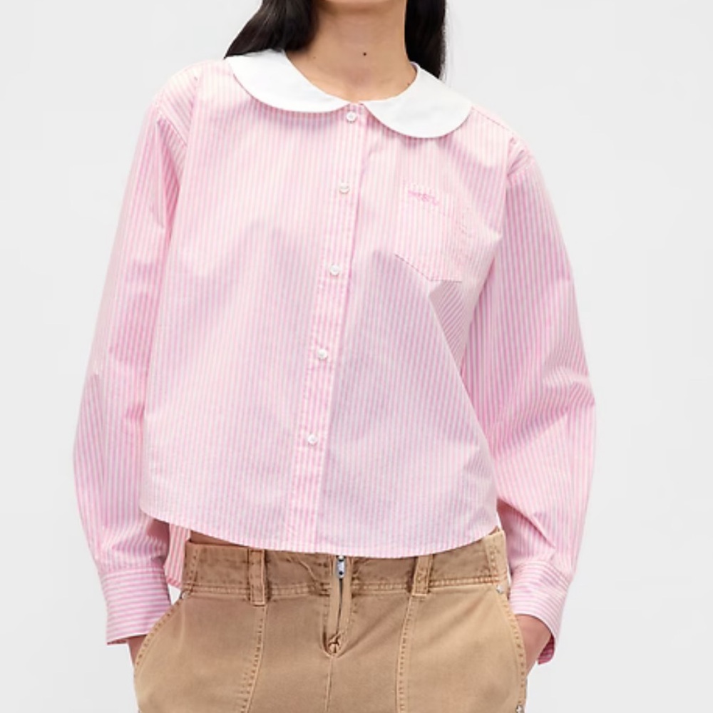 Sandy Liang x Gap Poplin Oversized Shirt